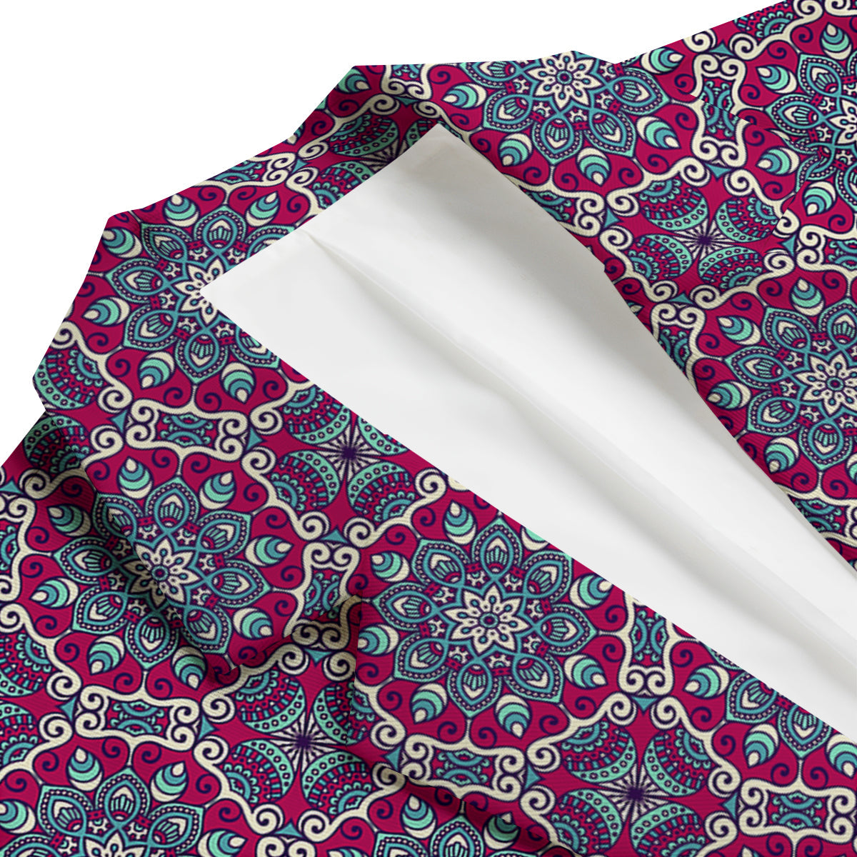 Bohemian Print Pattern Men's Blazer-grizzshop