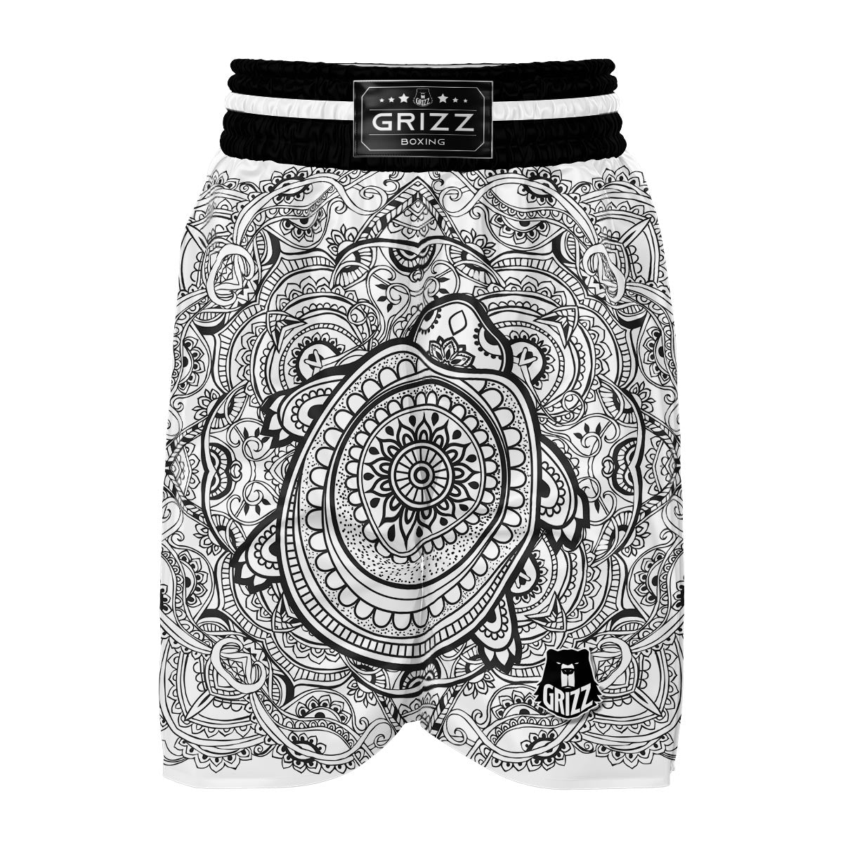 Boho Turtle Boxing Shorts-grizzshop