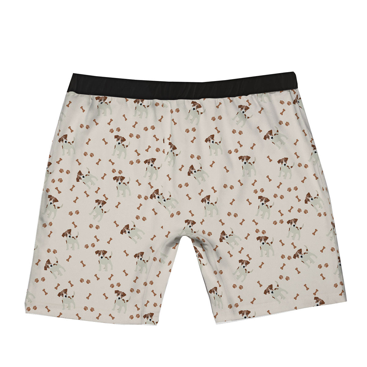 Bone And Jack Russell Terrier Print Pattern Boxer Briefs-grizzshop