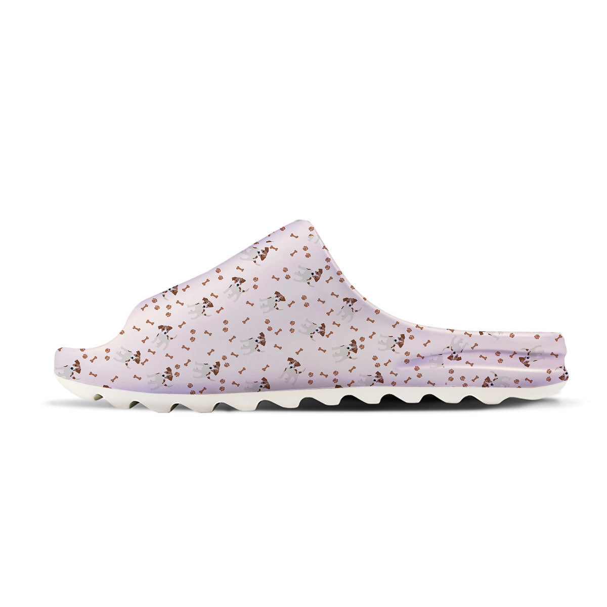 Bone And Jack Russell Terrier Print Pattern Sandals-grizzshop