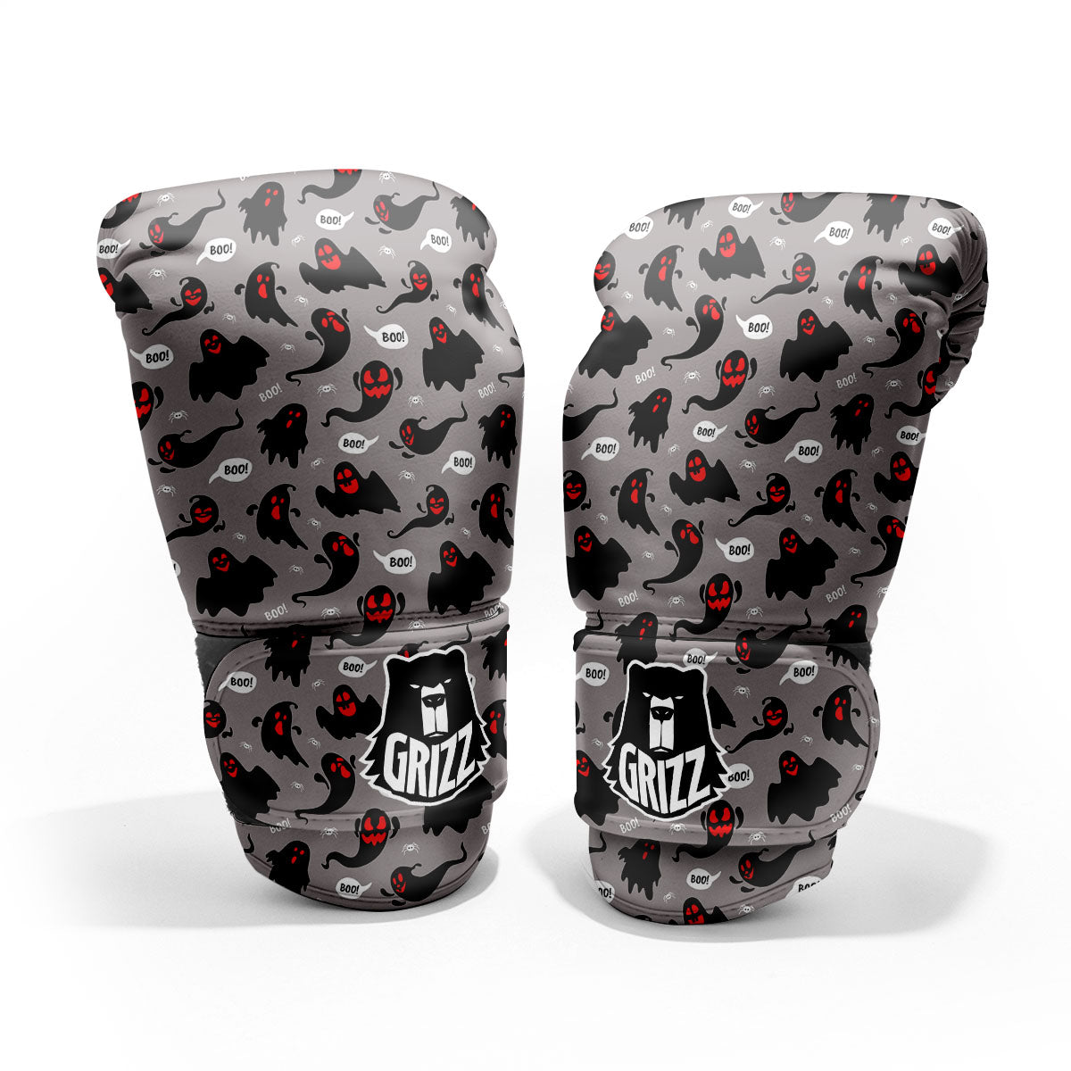 Boo Ghost Print Pattern Pro Boxing Glove