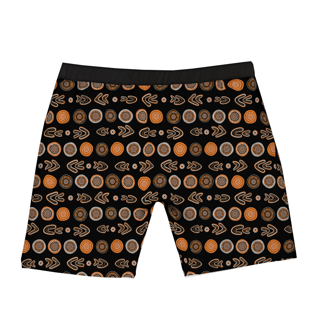 Boomerang Aboriginal Print Pattern Boxer Briefs-grizzshop
