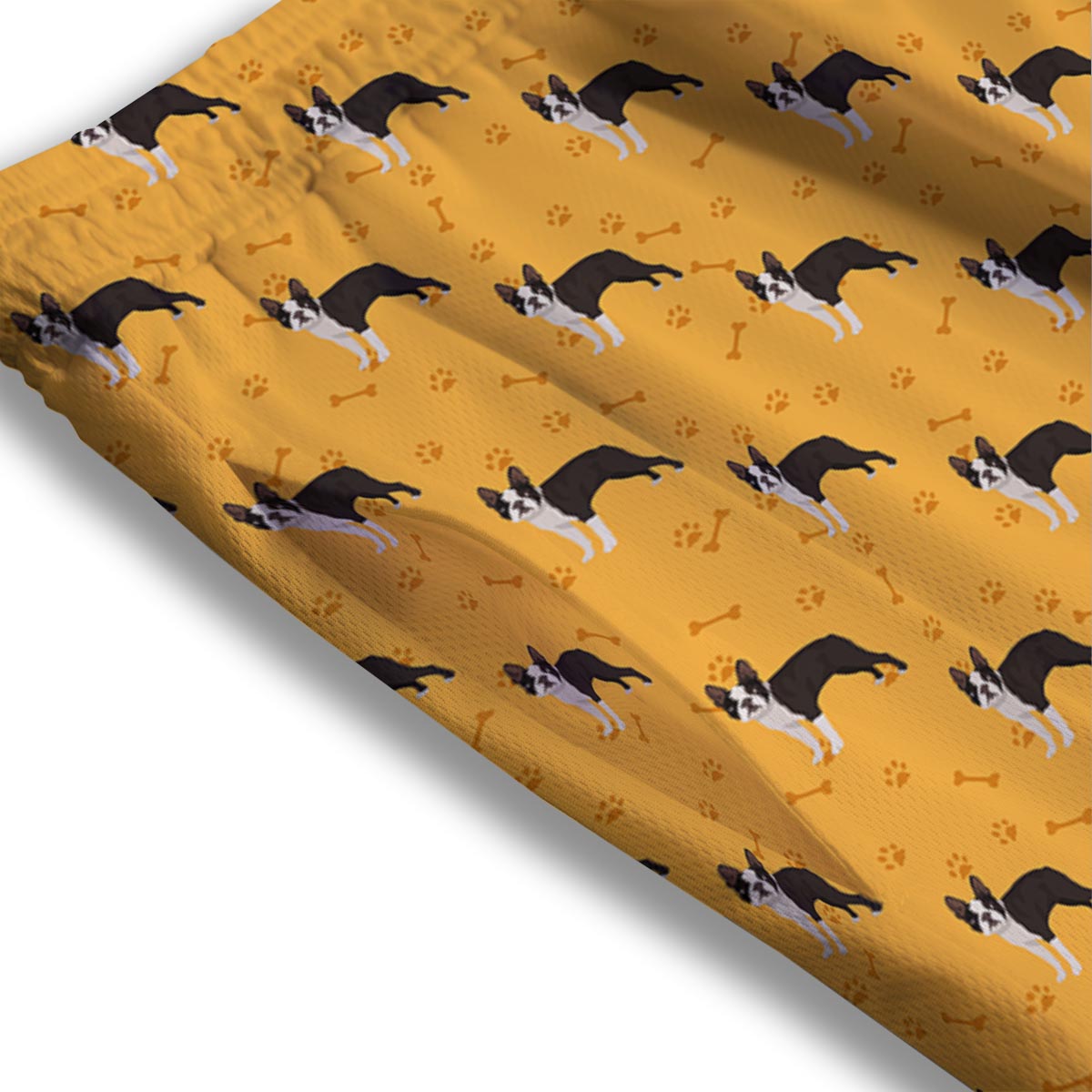 Buffalo Plaid Black And Green Print Mesh Shorts