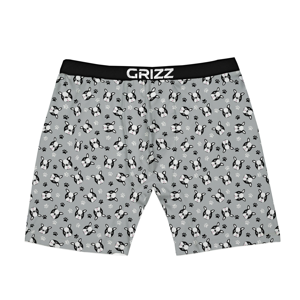 Boston Terrier Faces Cute Print Boxer Briefs-grizzshop