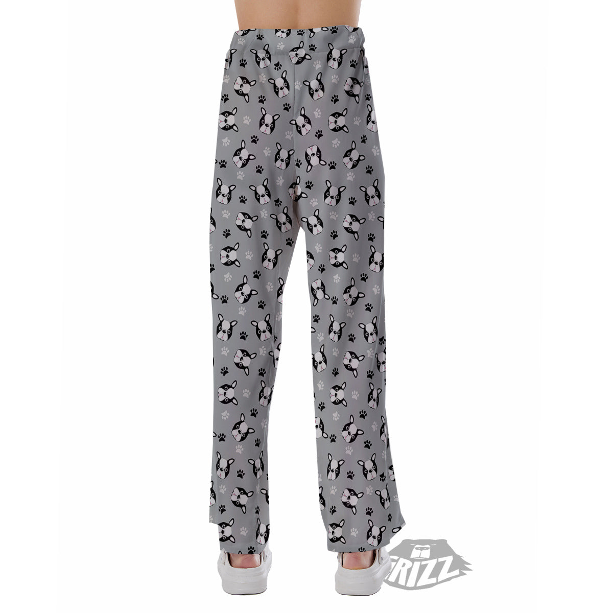 Boston Terrier Faces Cute Print Pajama Pants-grizzshop