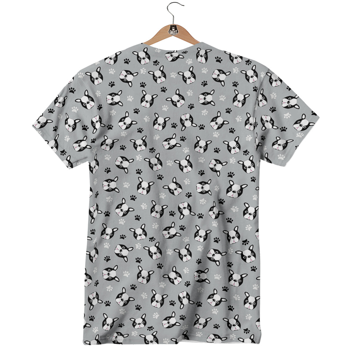 Boston Terrier Faces Cute Print T-Shirt-grizzshop