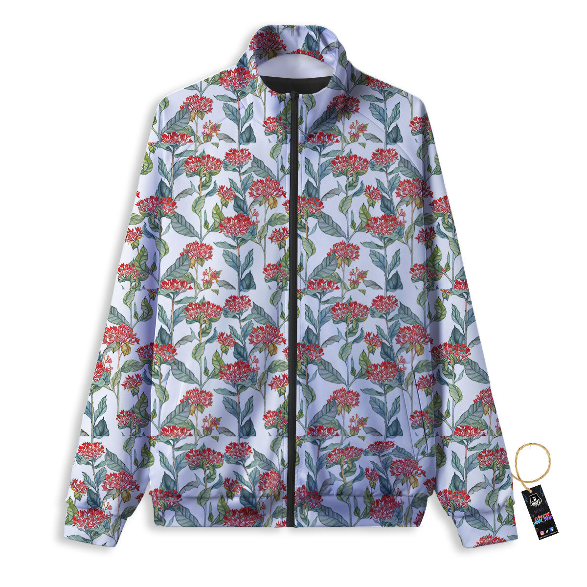Bouvardia Print Pattern Track Jacket-grizzshop