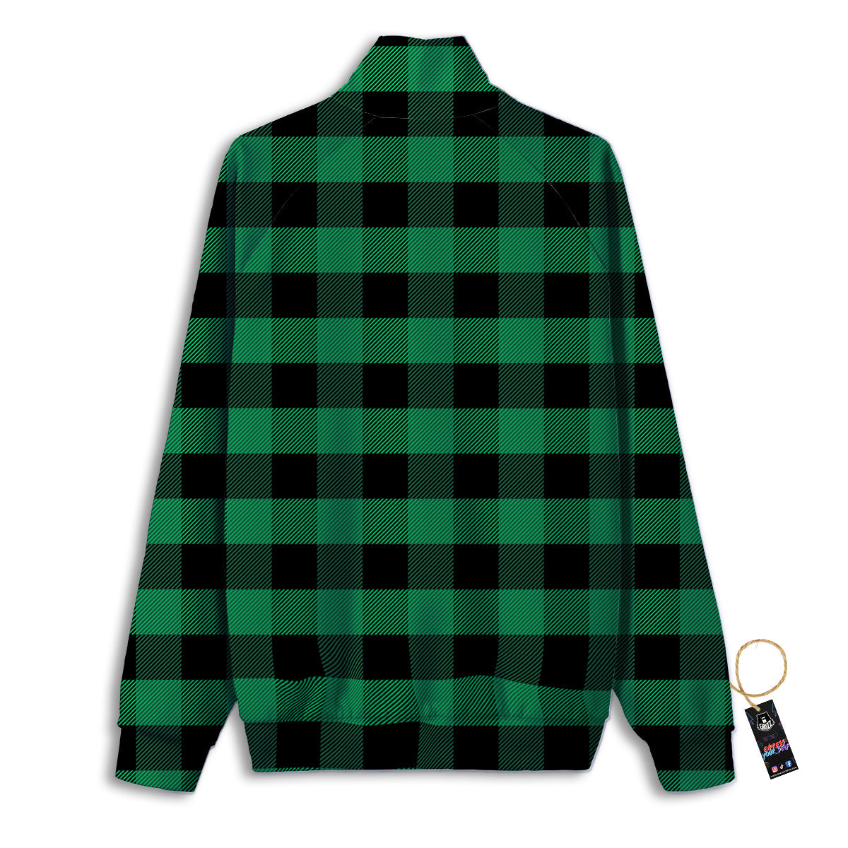 Bouvardia Red Print Pattern Track Jacket-grizzshop