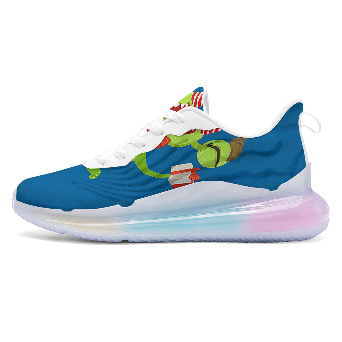 Bow Tie With Cute Alien Print Running Sneakers-grizzshop
