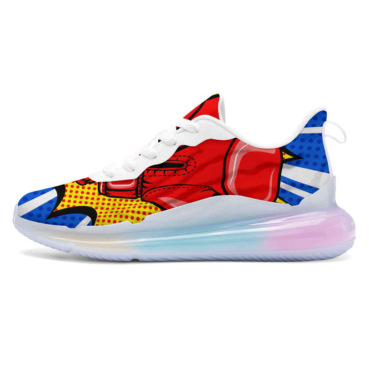Boxing Gloves Pop Art Print Running Sneakers-grizzshop