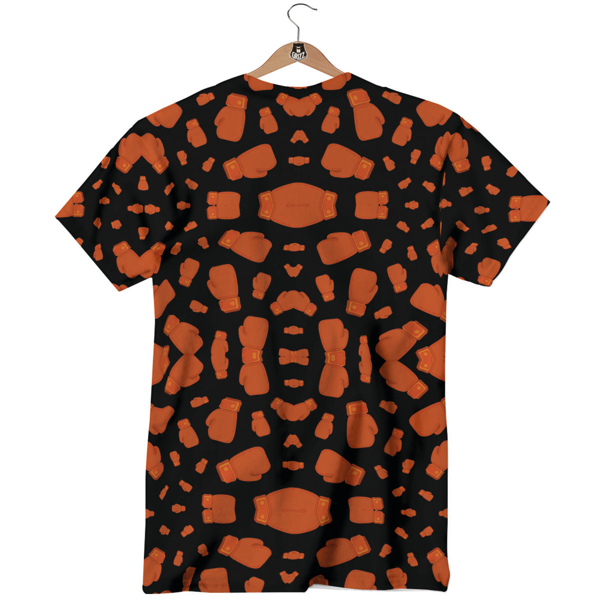 Boxing Gloves Print Pattern T-Shirt-grizzshop