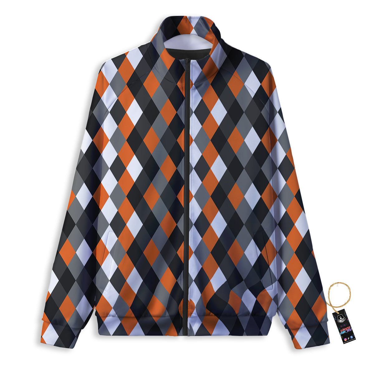 Boxing Gloves Red Print Pattern Track Jacket-grizzshop