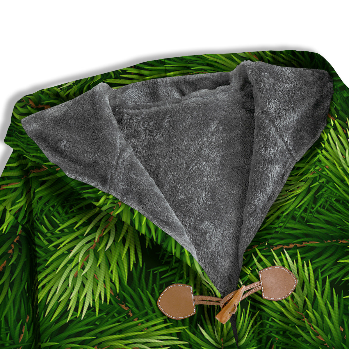 Branches Christmas Tree Print Men's Windbreaker Jacket-grizzshop
