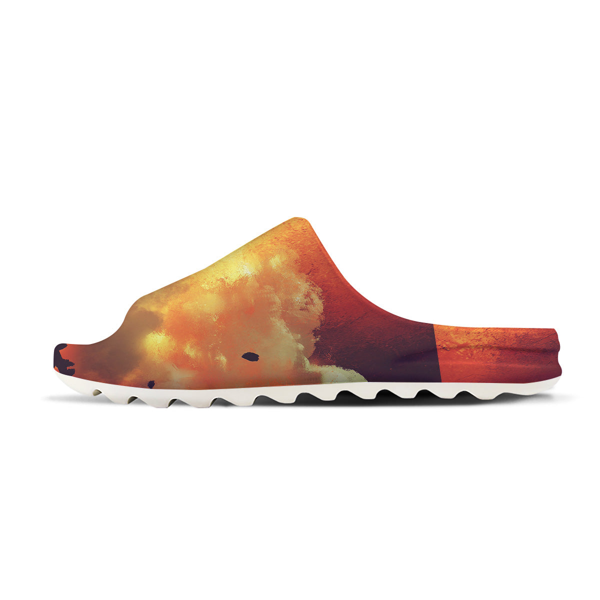 Brave Firefighter In The Fire Print Sandals-grizzshop
