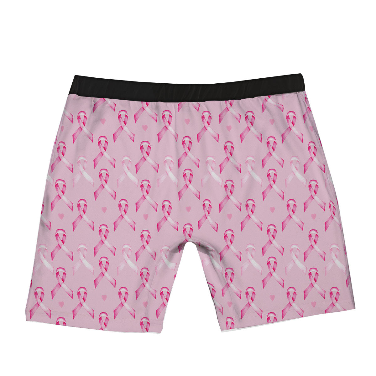Breast Cancer Awareness Print Pattern Boxer Briefs-grizzshop