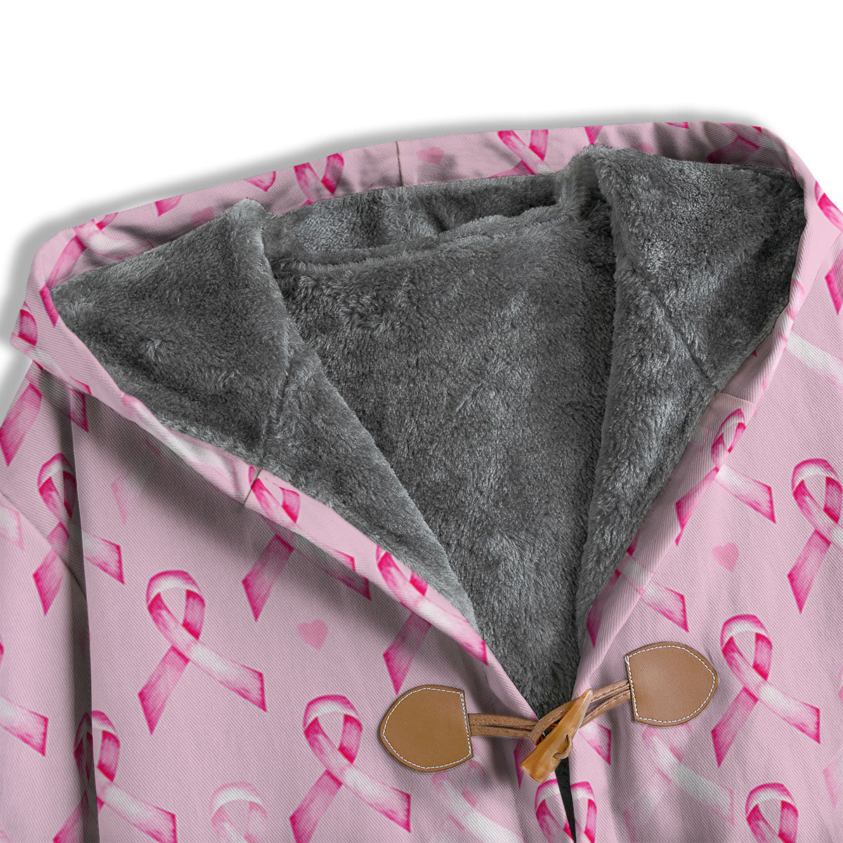 Breast Cancer Awareness Print Pattern Men's Windbreaker Jacket-grizzshop