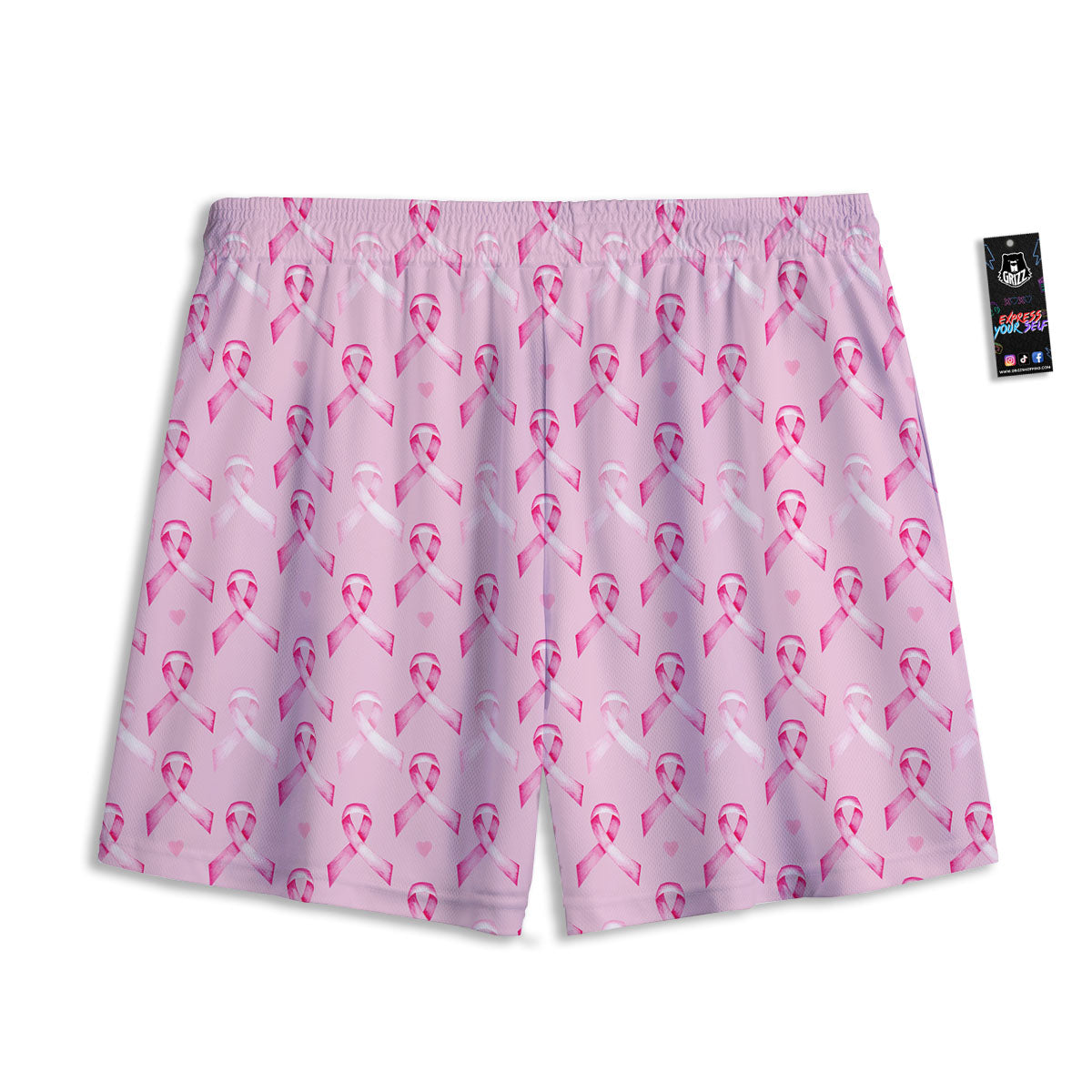 Bulldog Geometric English Print Mesh Shorts