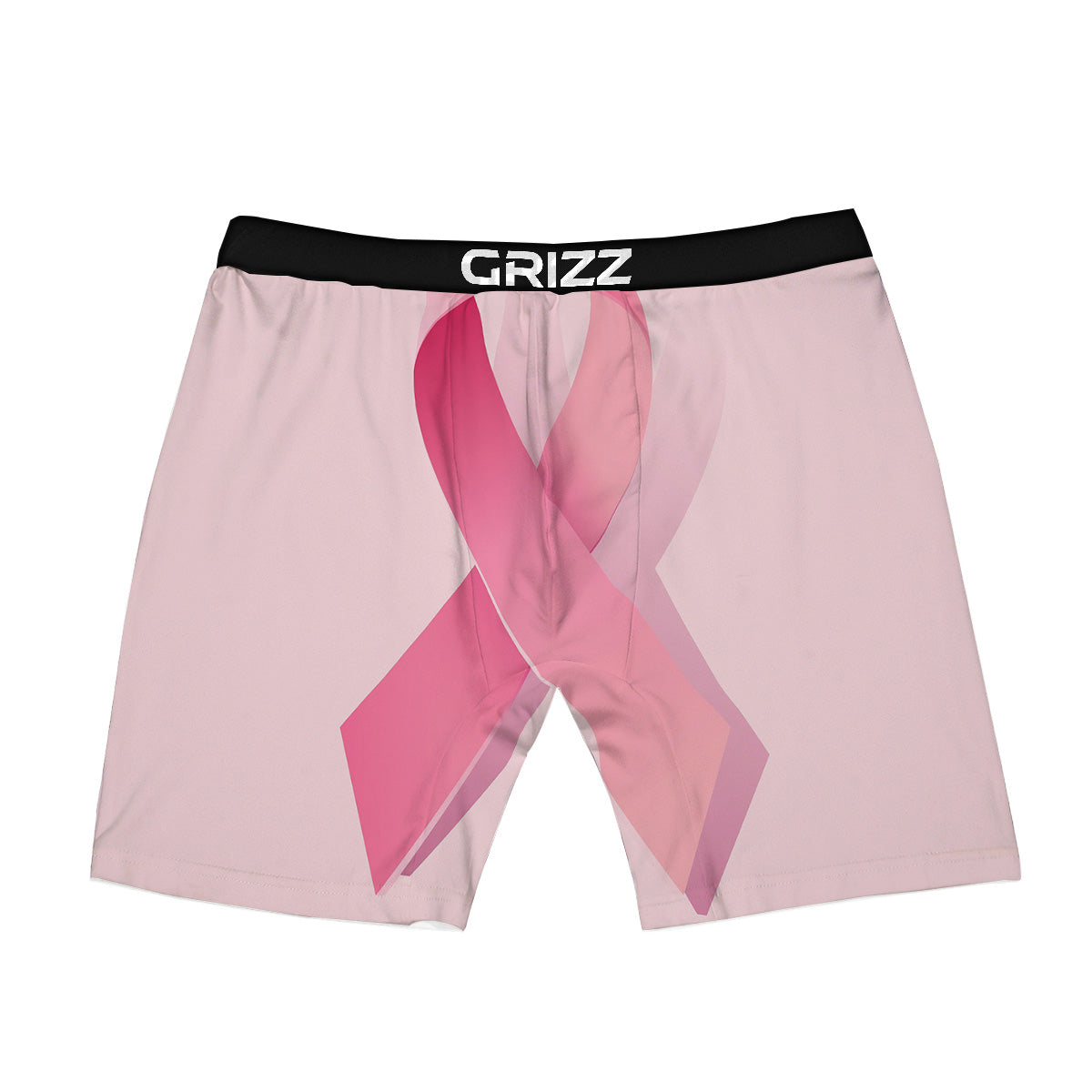 Breast Cancer Awareness Ribbon Print Boxer Briefs-grizzshop