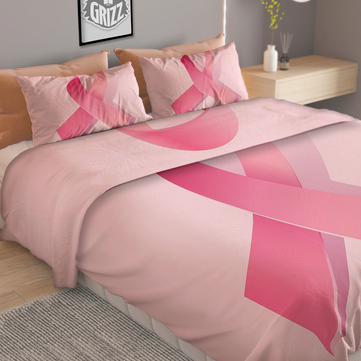 Bullseye Target Grunge Print Duvet Cover Bedding Set