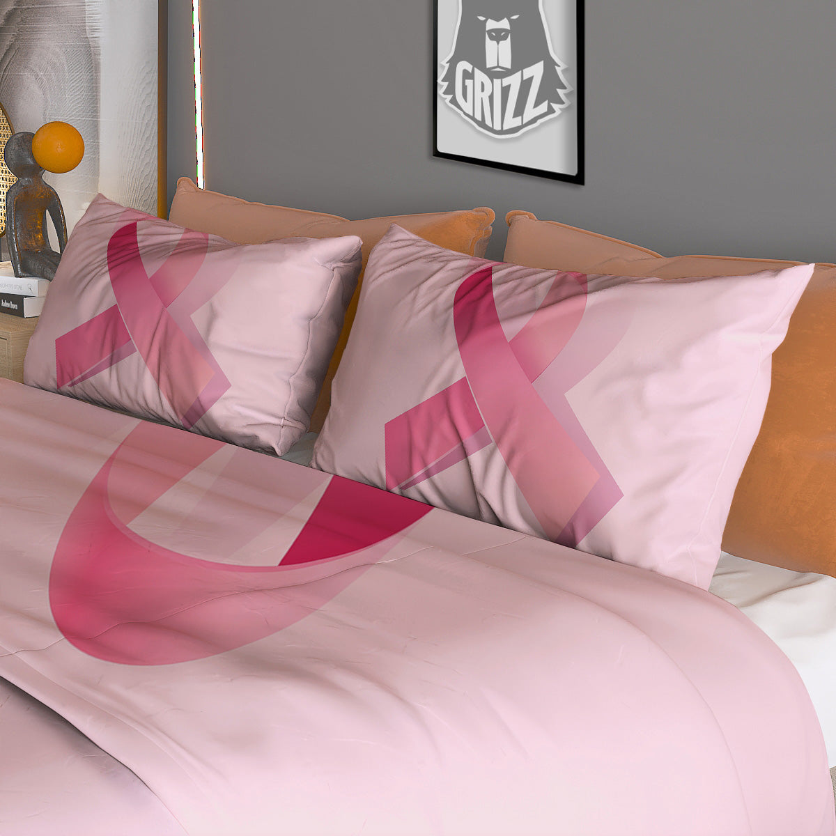 Bullseye Target Grunge Print Duvet Cover Bedding Set