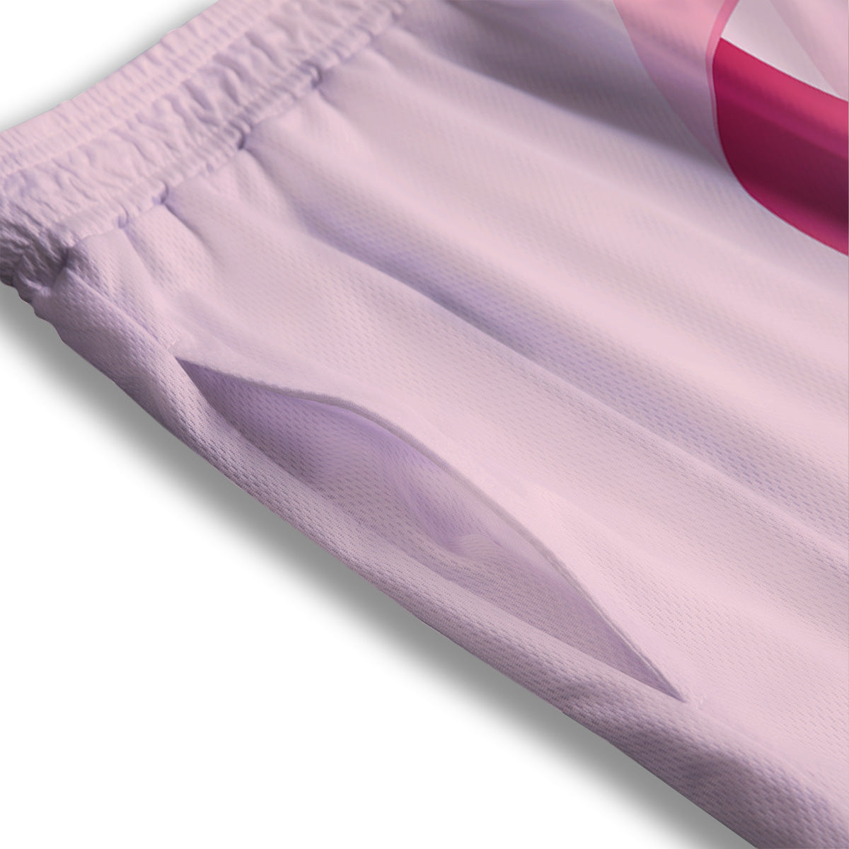 Bullseye Target Grunge Print Mesh Shorts