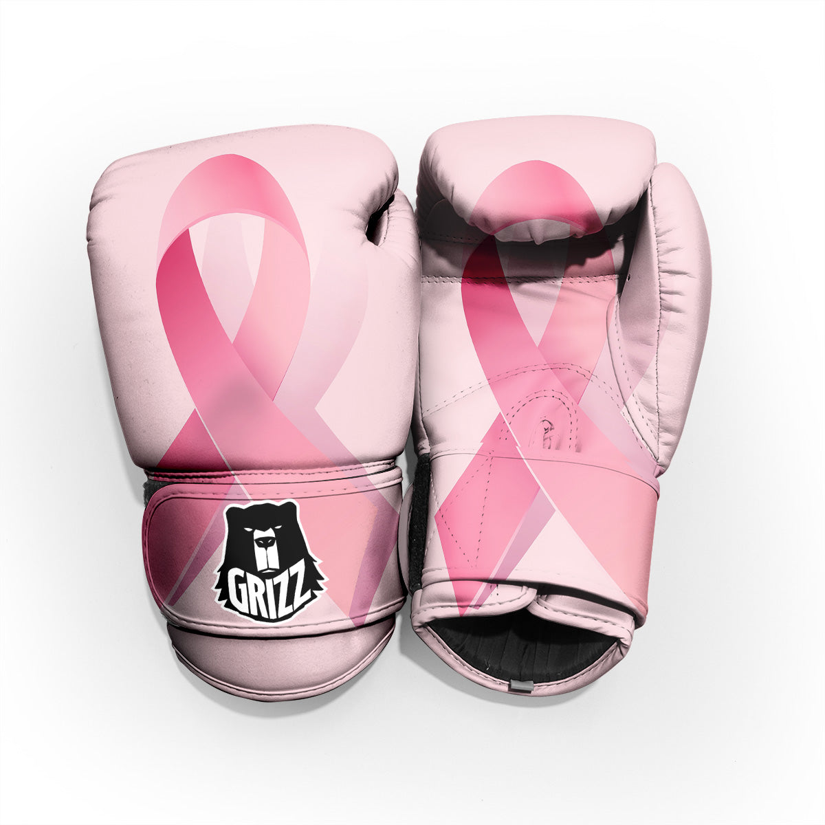 Breast Cancer Awareness Ribbon Print Pro Boxing Glove