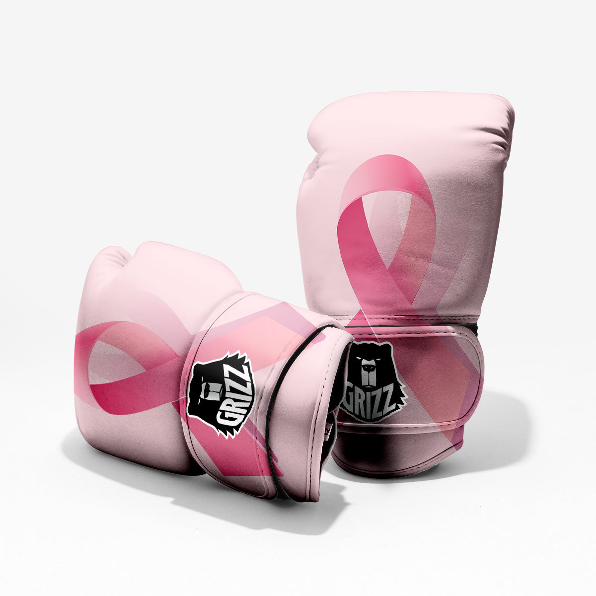Breast Cancer Awareness Ribbon Print Pro Boxing Glove