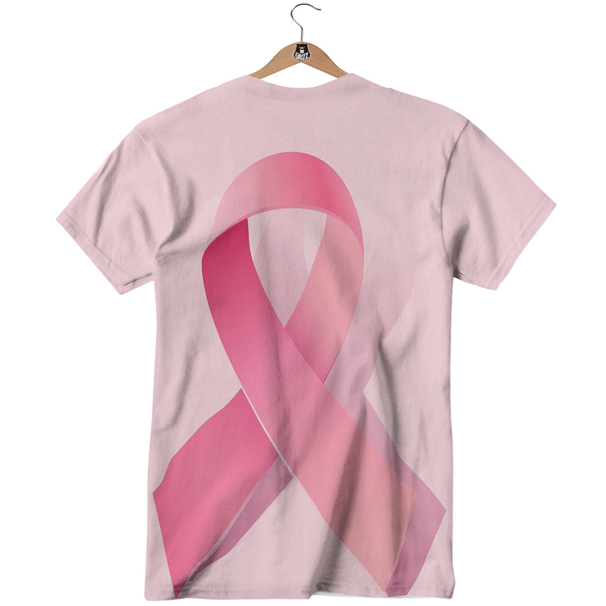 Breast Cancer Awareness Ribbon Print T-Shirt-grizzshop