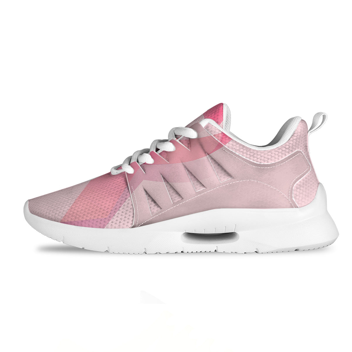 Breast Cancer Awareness Ribbon Print Tennis Shoes-grizzshop