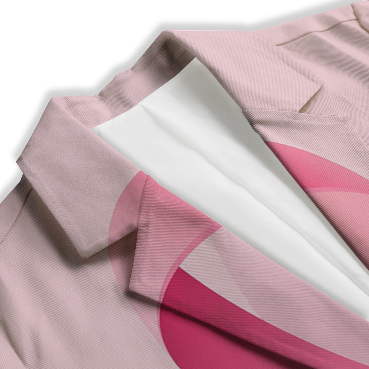 Breast Cancer Awareness Ribbon Print Women's Blazer-grizzshop