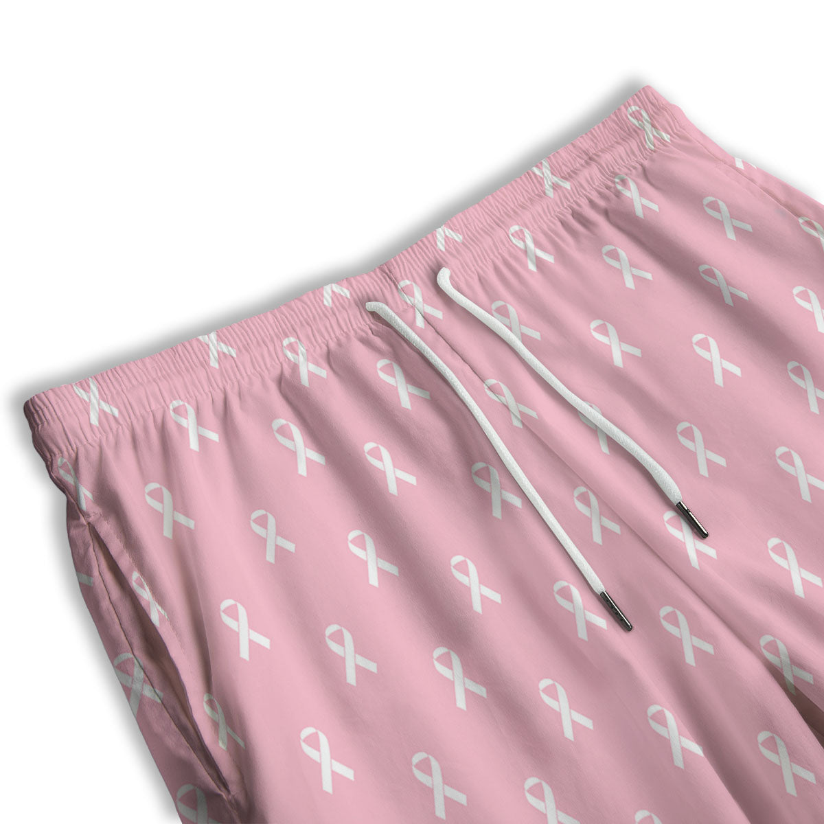 Breast Cancer Pink Pink Pattern Men's Athletic Shorts