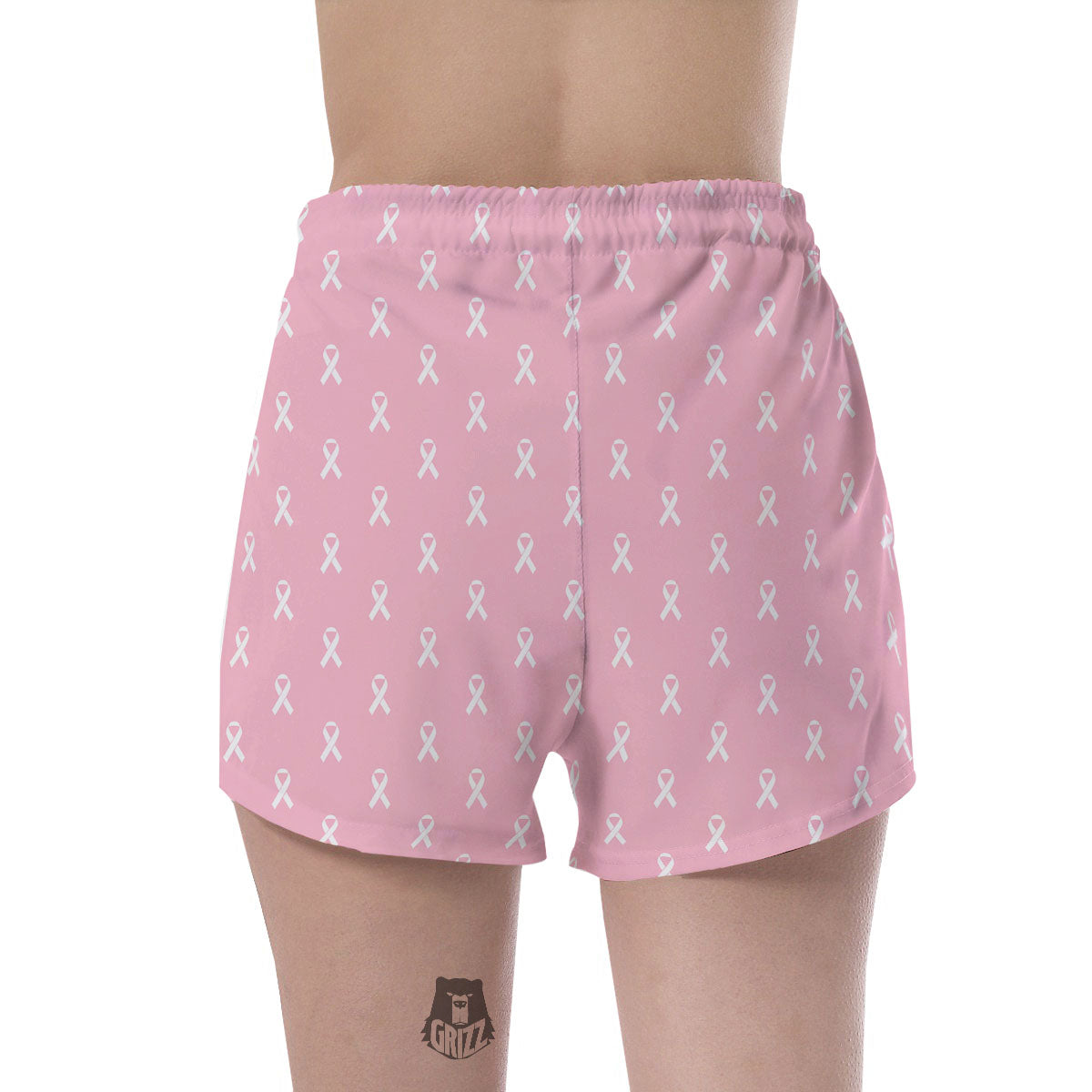 Breast Cancer Pink Pink Pattern Women's Shorts-grizzshop