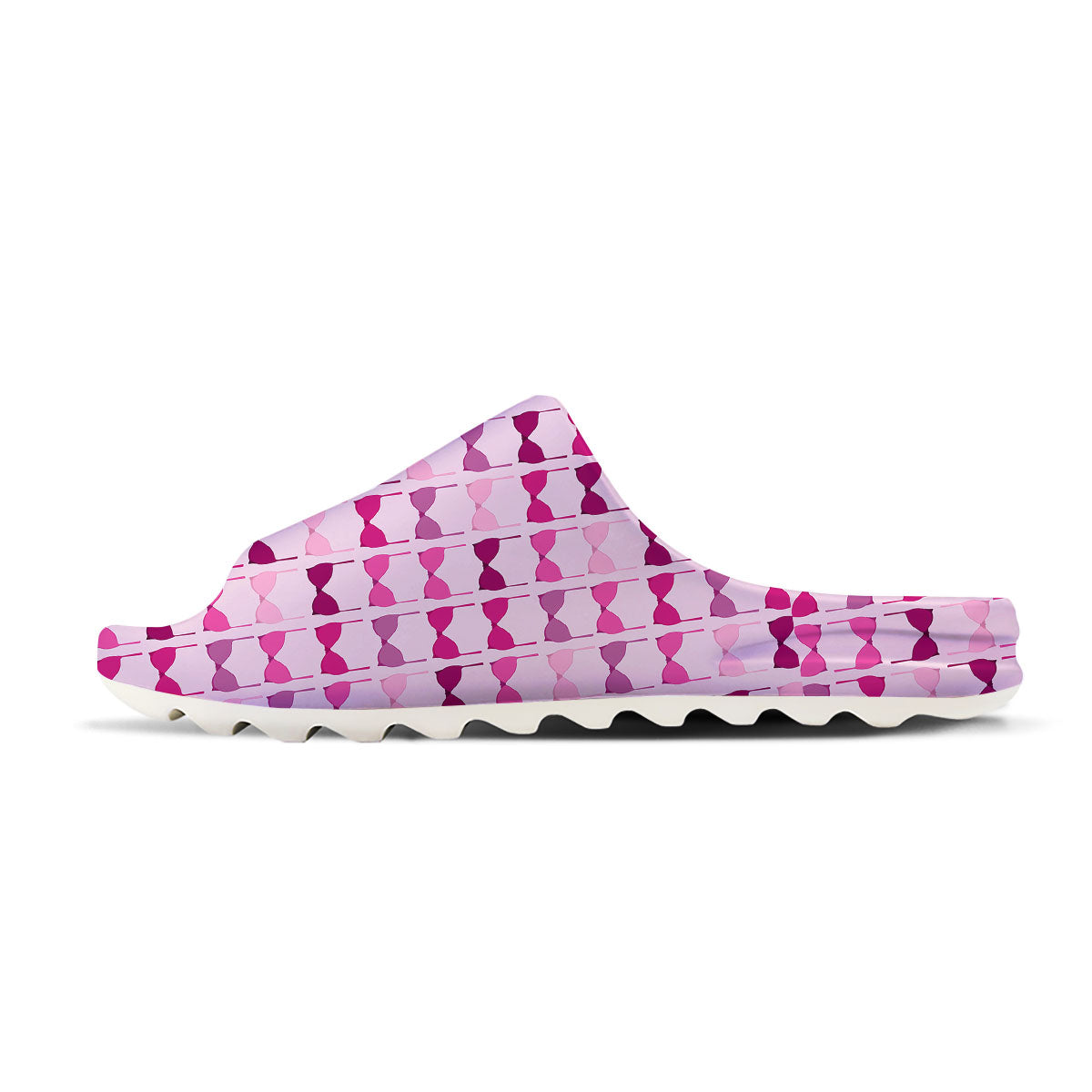 Breast Cancer Pink Bra Print Pattern Sandals-grizzshop