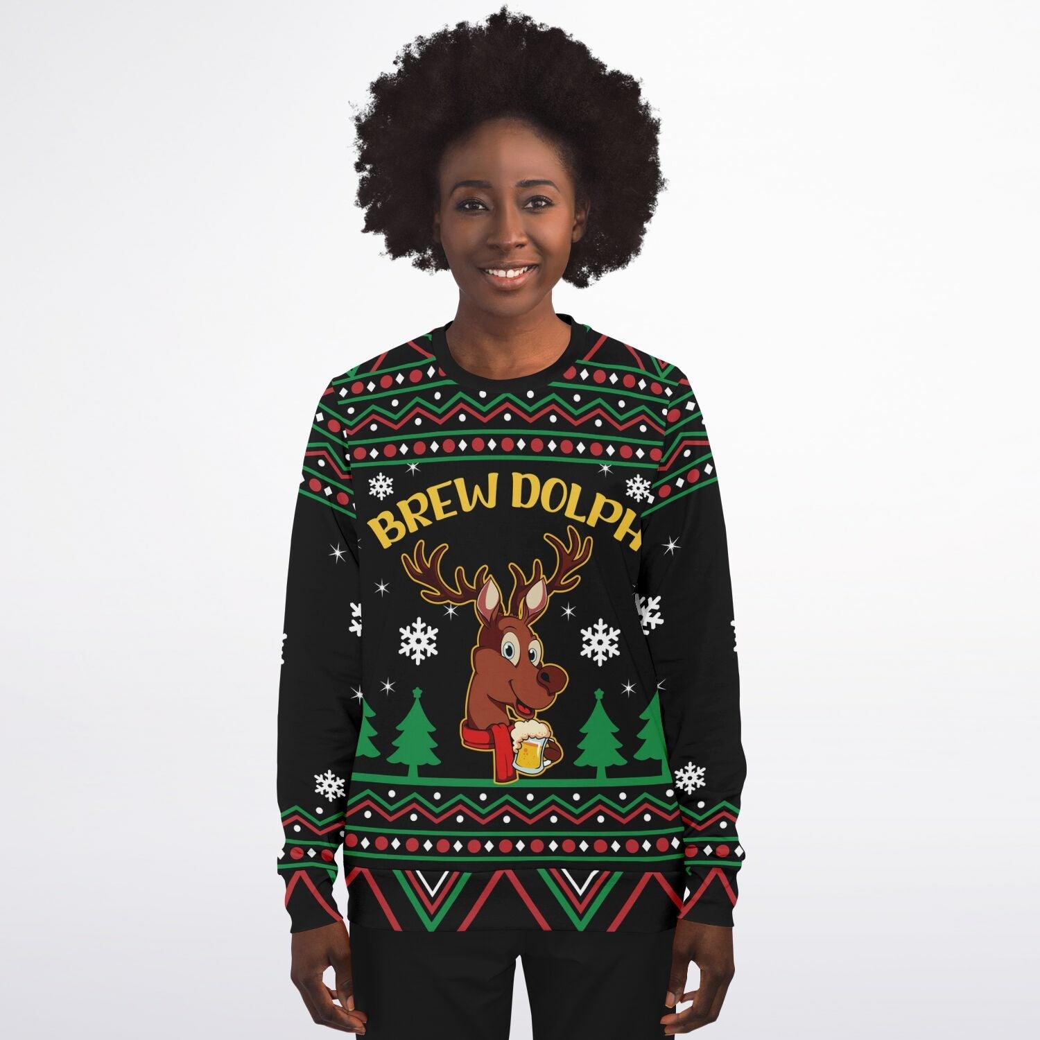 Brewdolph Ugly Christmas Sweater-grizzshop