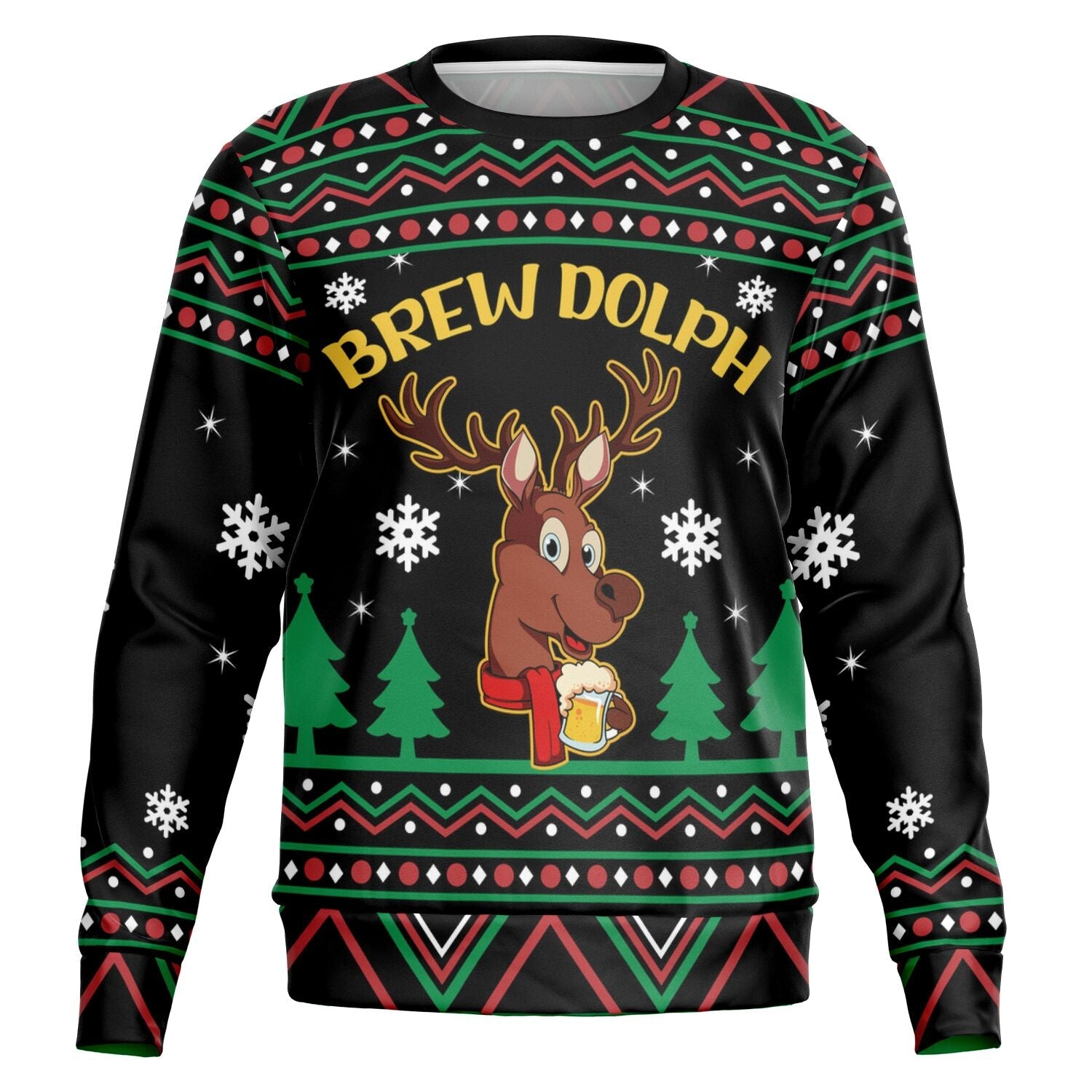 Brewdolph Ugly Christmas Sweater-grizzshop