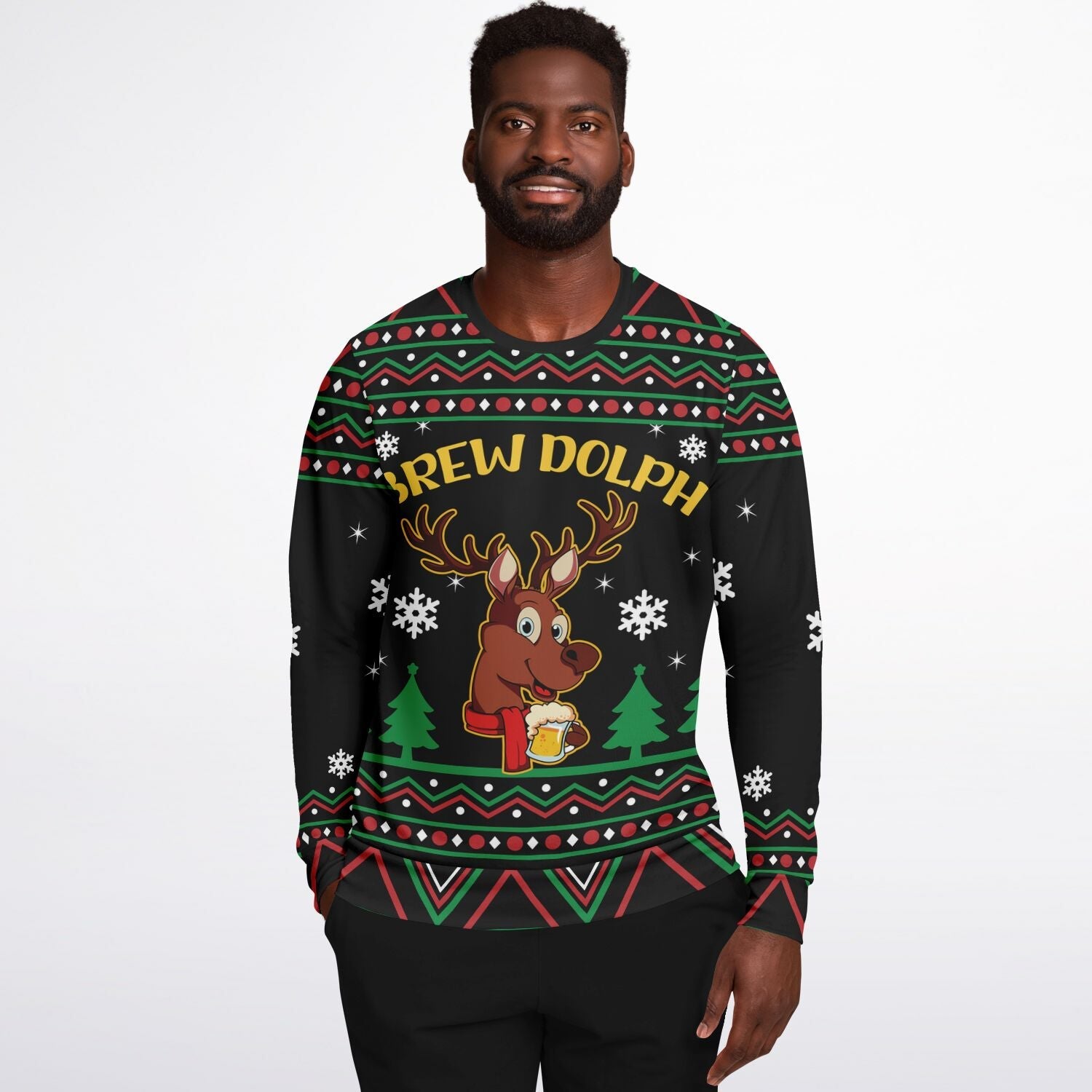 Brewdolph Ugly Christmas Sweater-grizzshop