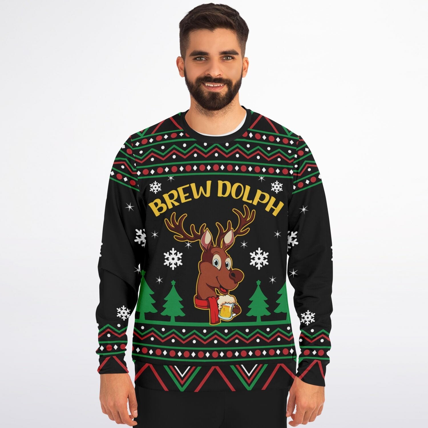 Brewdolph Ugly Christmas Sweater-grizzshop