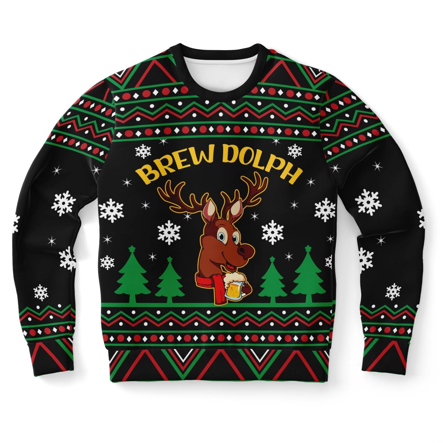 Brewdolph Ugly Christmas Sweater-grizzshop