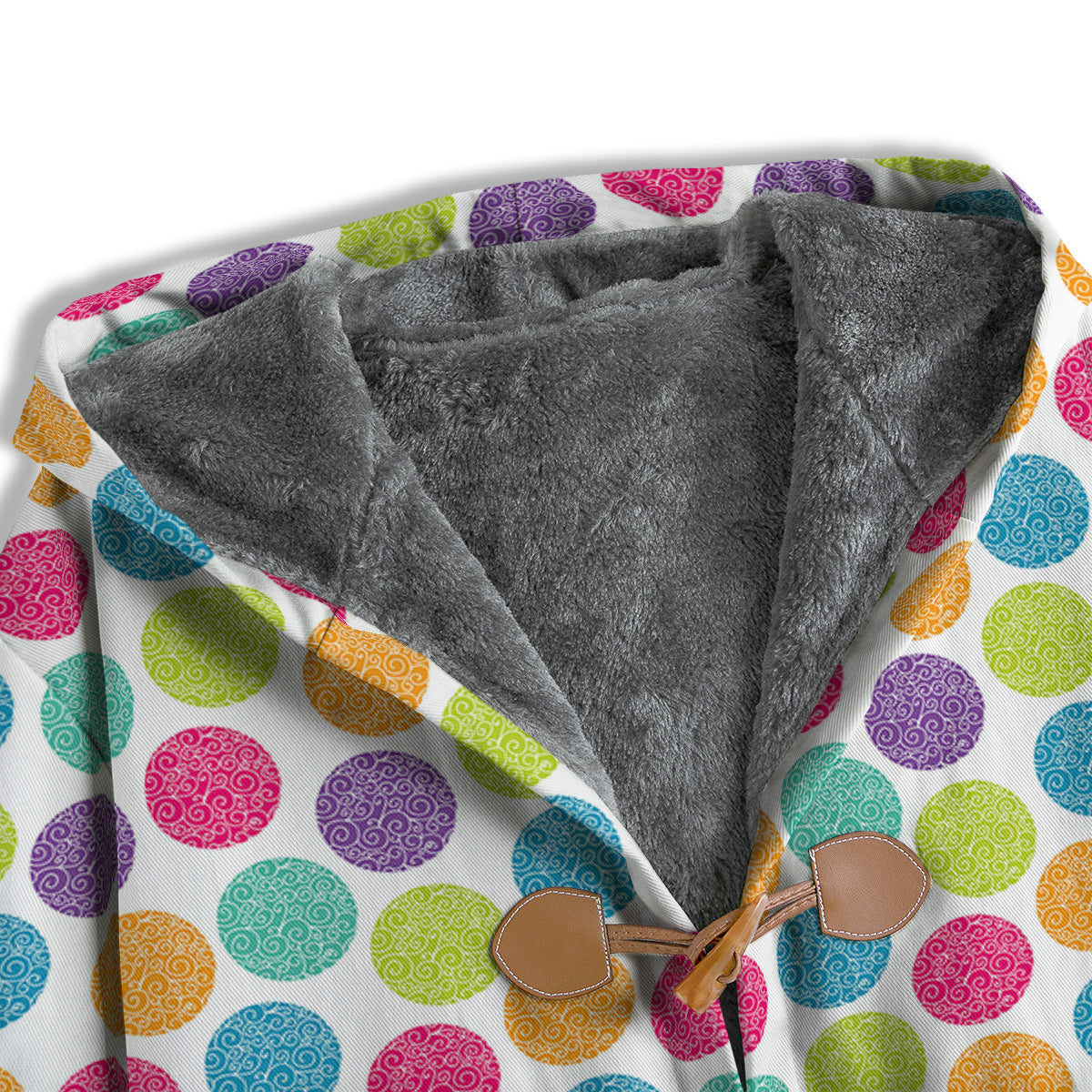 Bright Polka Dot Colorful Print Pattern Men's Windbreaker Jacket-grizzshop