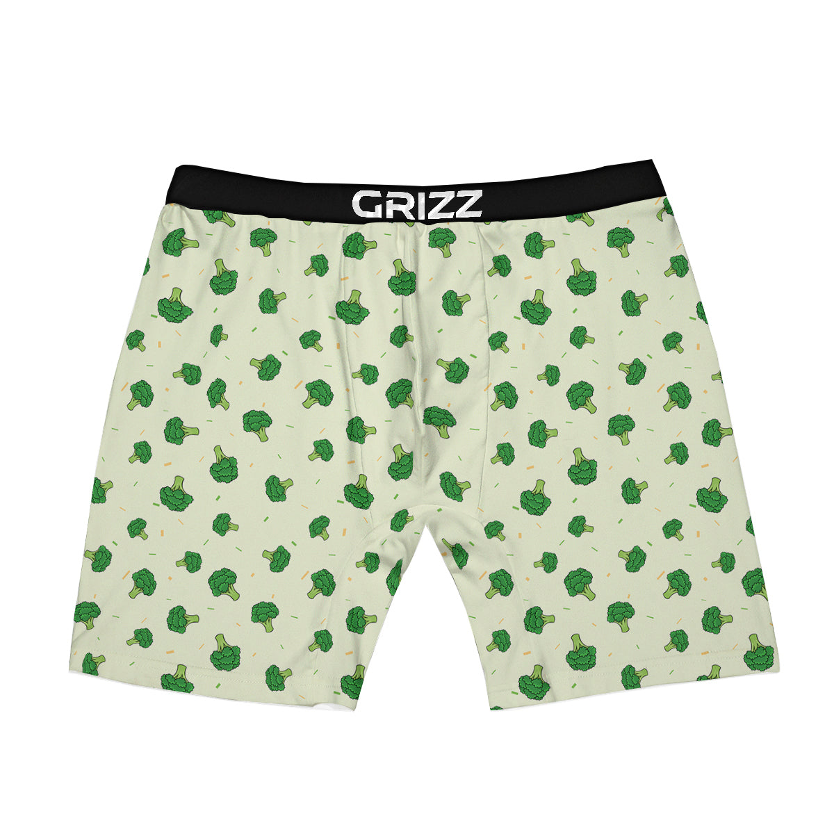 Broccoli Green Print Pattern Boxer Briefs-grizzshop