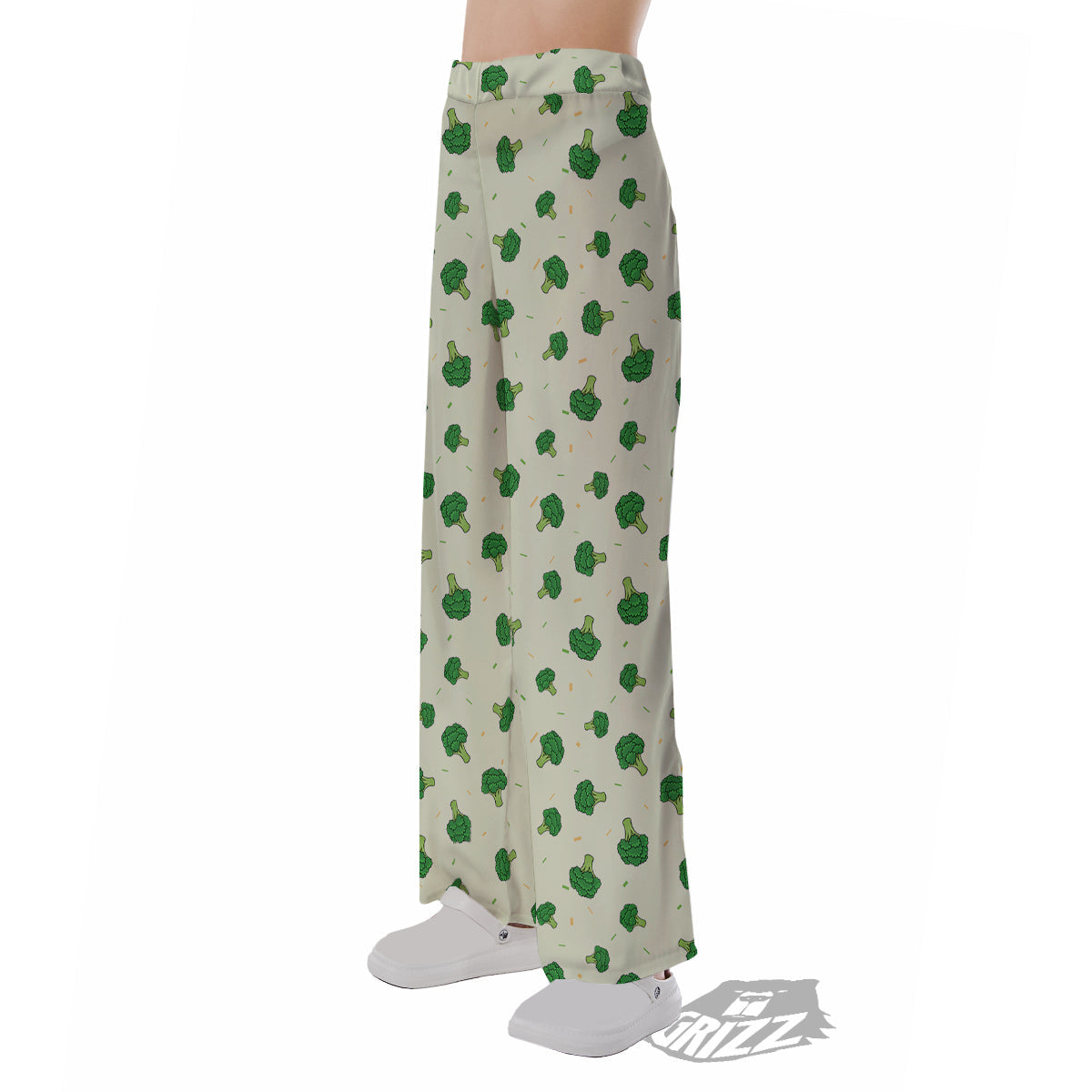 Broccoli Green Print Pattern Pajama Pants-grizzshop