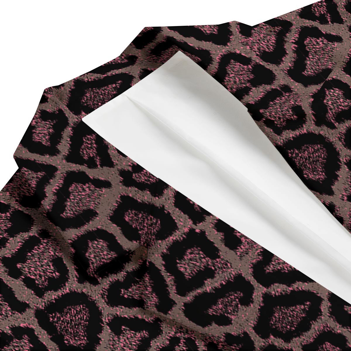 Brown Cheetah Leopard Pattern Print Men's Blazer-grizzshop