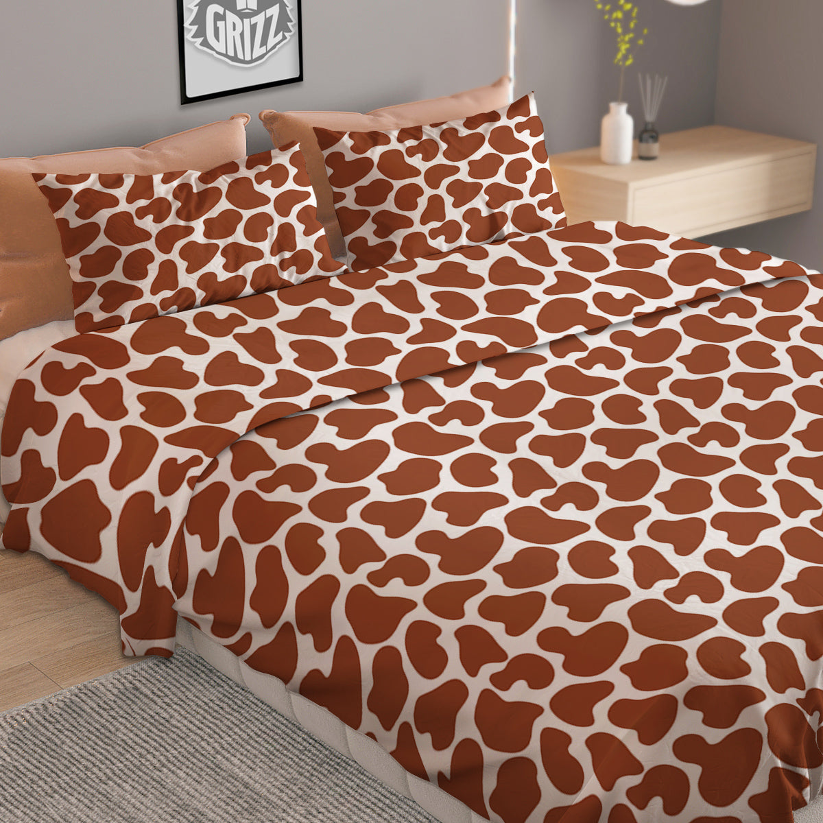 Cabbage Fresh Leaf Print Duvet Cover Bedding Set