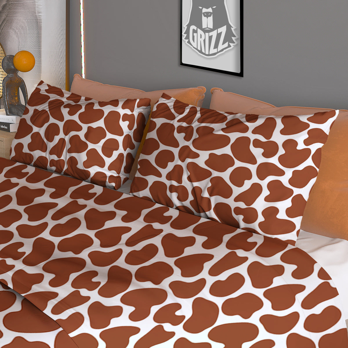 Cabbage Fresh Leaf Print Duvet Cover Bedding Set