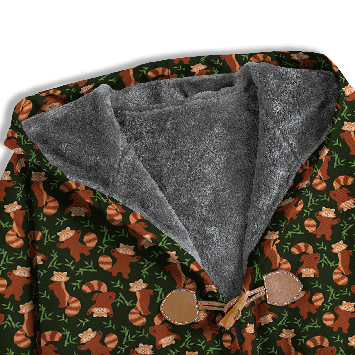 Brown Raccoon Cartoon Cute Print Pattern Men's Windbreaker Jacket-grizzshop