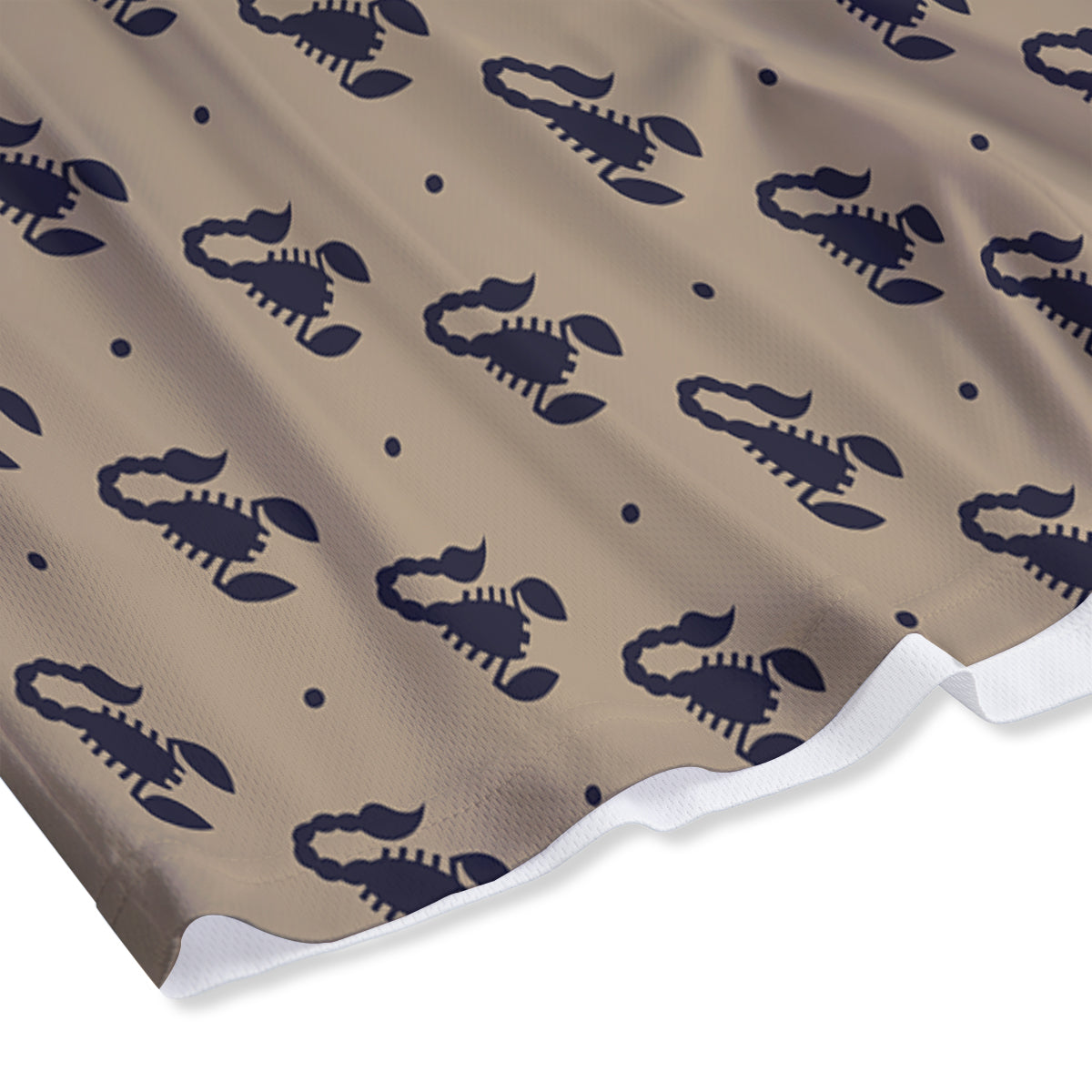 Eggplant Funny Print Pattern Mesh Shorts