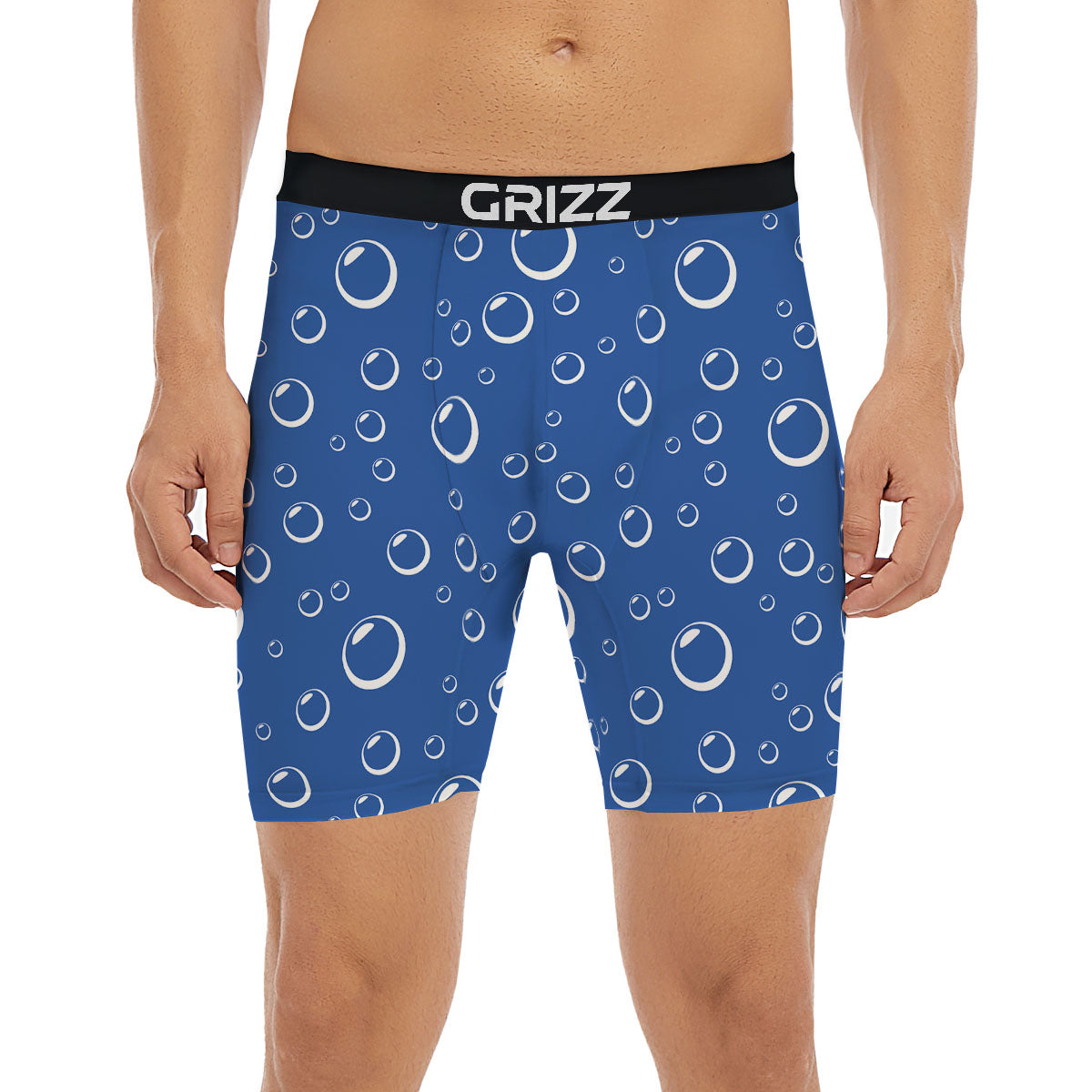 Bubble Ocean Print Pattern Boxer Briefs-grizzshop