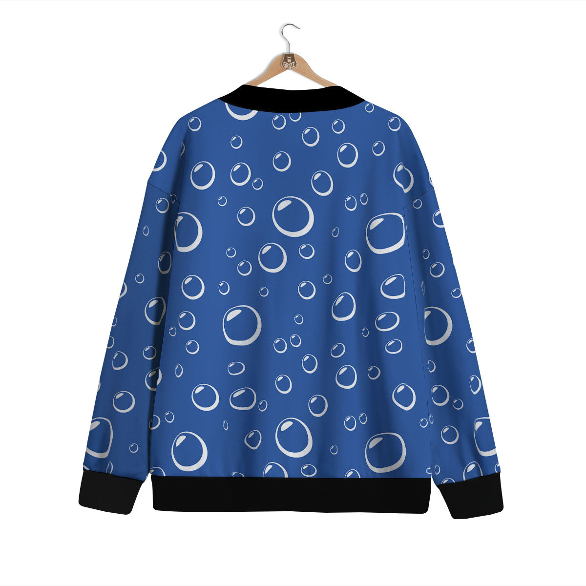 Bubble Ocean Print Pattern Cardigan-grizzshop
