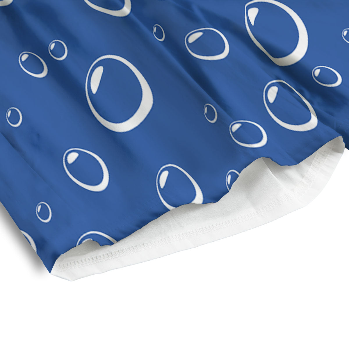 Bubble Ocean Print Pattern Men's Athletic Shorts