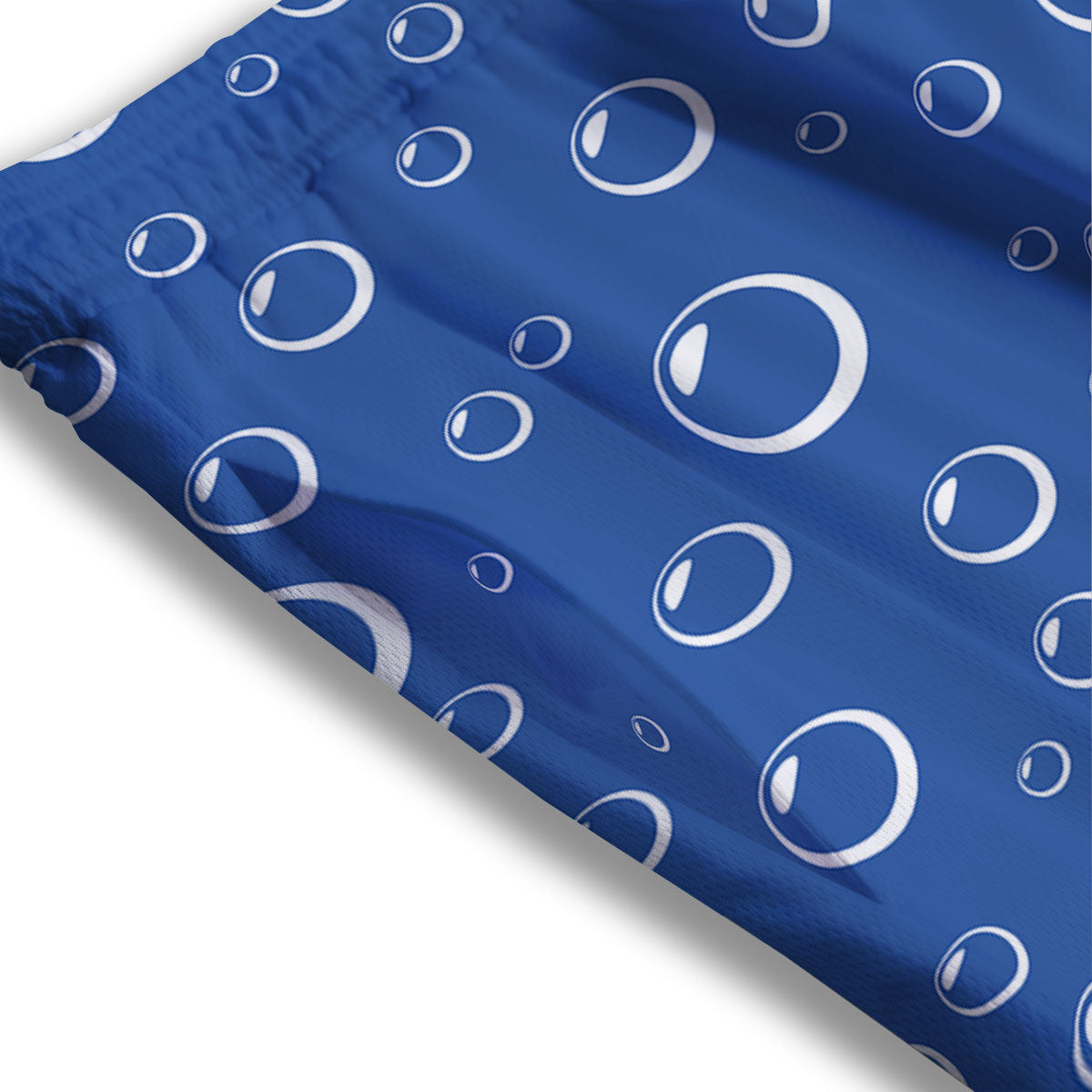 Bubble Ocean Print Pattern Mesh Shorts-grizzshop